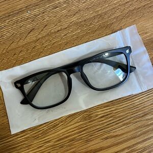 fashionable blue light blocking glasses - black
